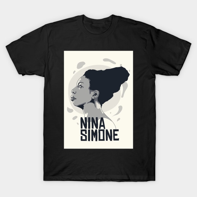 NINA SIMONE PORTRAIT T-Shirt by Labonneepoque